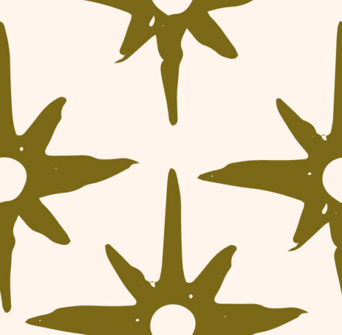 Indy Bloom Designs - Spur Stars In Olive Cream
