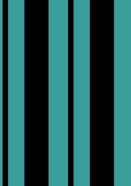 Hey Cute Design - Stripe Teal 10 In Repeat