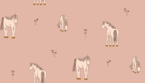 tiny unicorn mauve