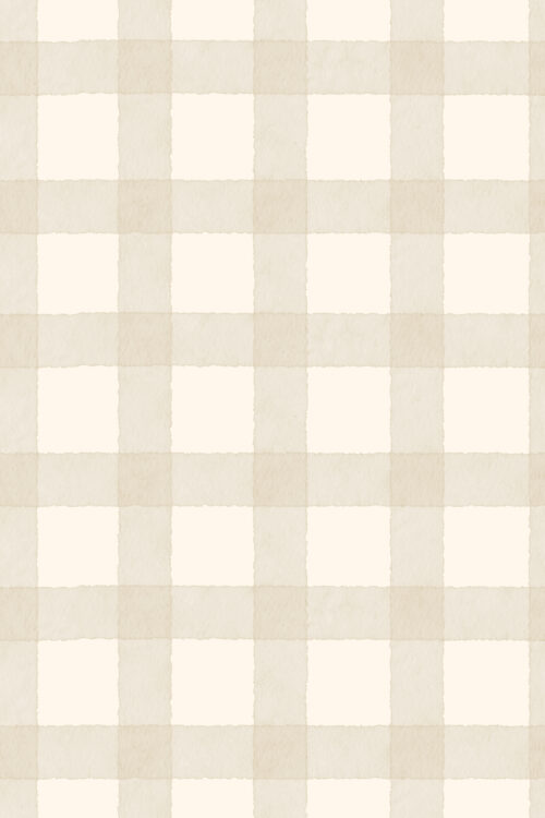 watercolor gingham beige