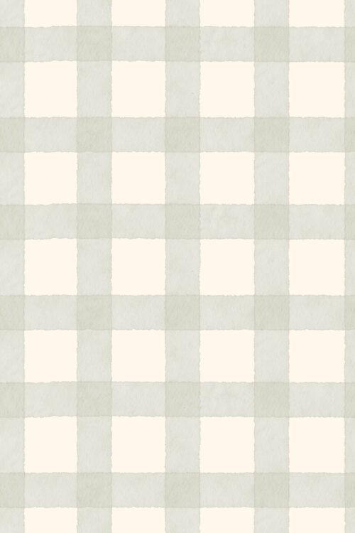 watercolor gingham light green