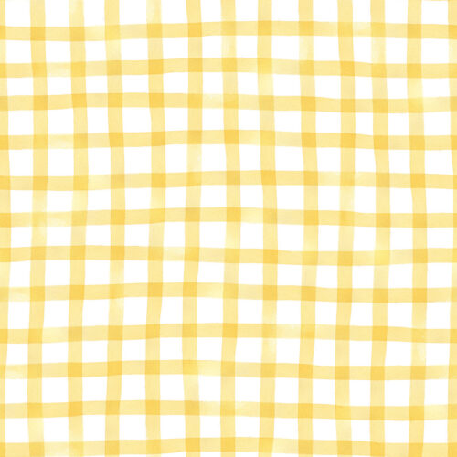 yellow gingham 6x6